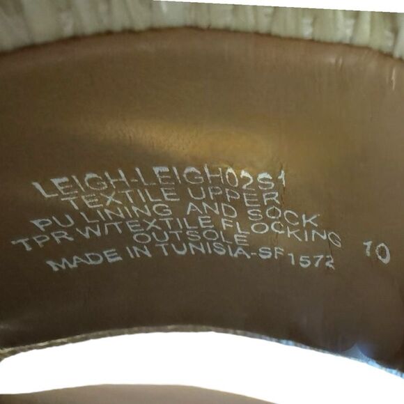 Steve Madden Leigh Natural Sandals Size 10 - Run Small - Picture 6 of 13